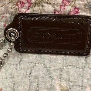 Coach Paten leather key-fob/Tag